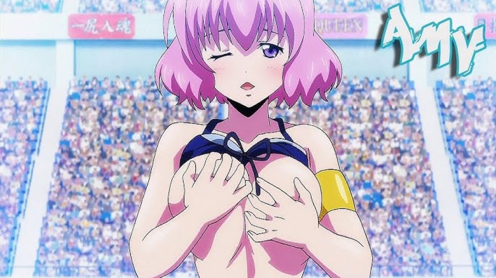 Anime girls breast