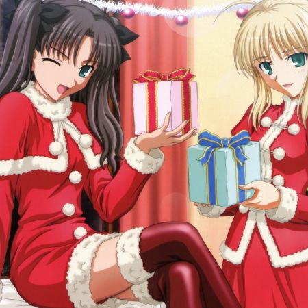 Chicas Anime Navidad