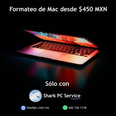 Mantenimiento de Mac, en San Juan del Río y Tequisquiapan Querétaro. Shark PC Service (2021)