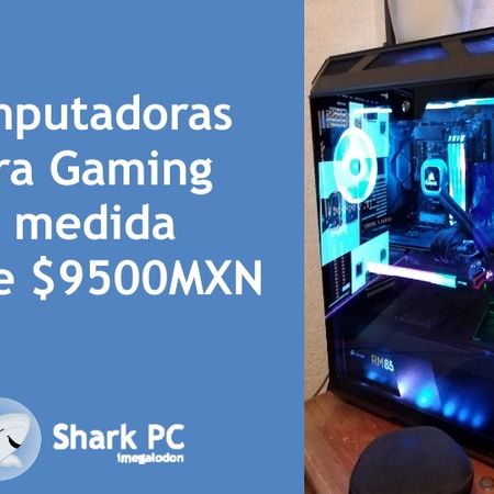 Ensamblamos equipos para gaming y streaming en Shark PC. WWW.SHARKPC.COM.MX